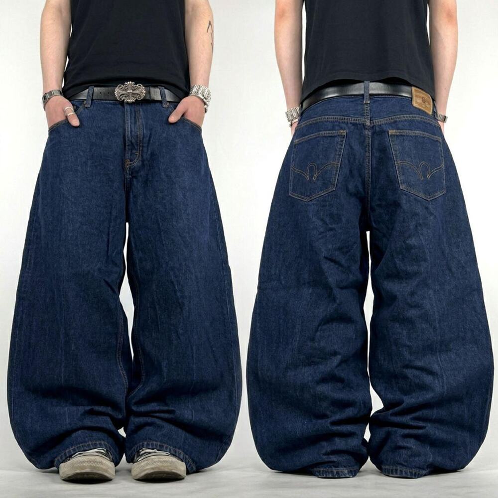 Vintage y2k faded archive embroidered rocawear grunge skater jeans